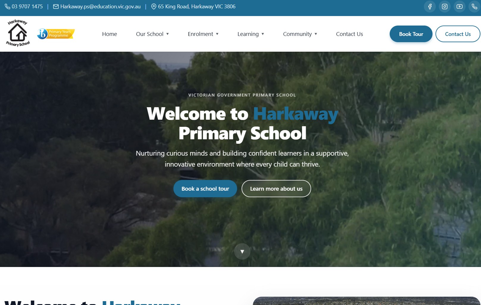 EduCMS school website example